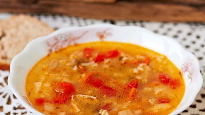 Рецепт Рассольника с тунцом по-домашнему