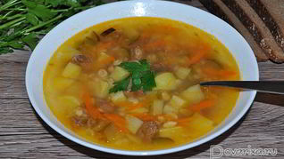 Рецепт Рассольника с тушенкой