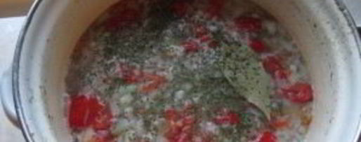 Шаг 2: рассольника со свининой