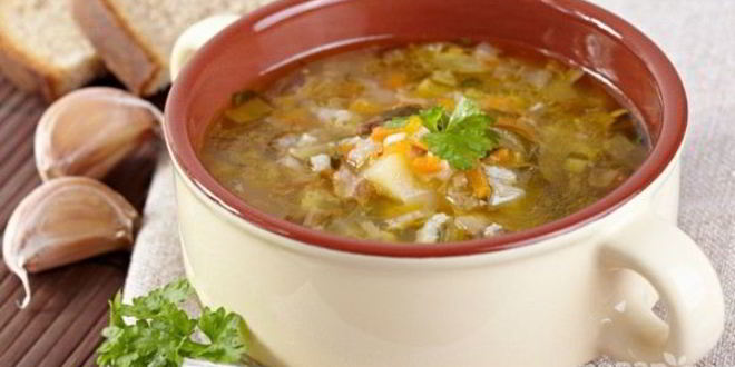 Рецепт супа рассольник с рисом