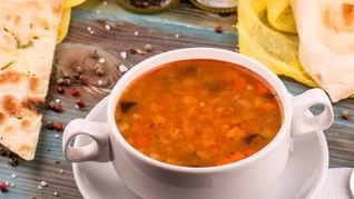 Рецепт Вегетарианского рассольника с фасолью