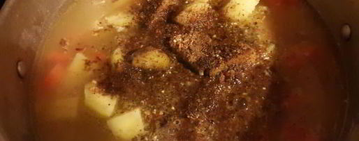 Шаг 2: чечевичных зеленых щей