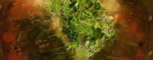 Шаг 3: чечевичных зеленых щей