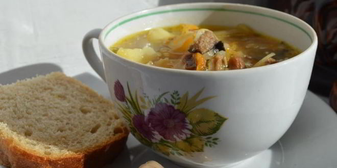 Рецепт грибных щей