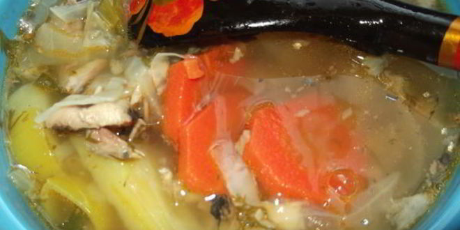 Рецепт острых щей с рыбными консервами