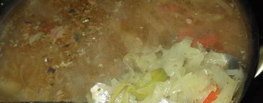 Шаг 7: острых щей с рыбными консервами