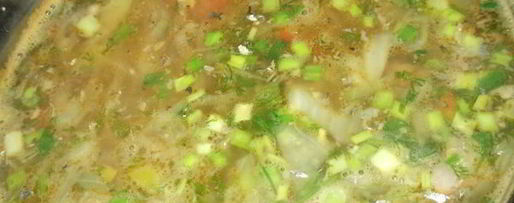 Шаг 9: острых щей с рыбными консервами