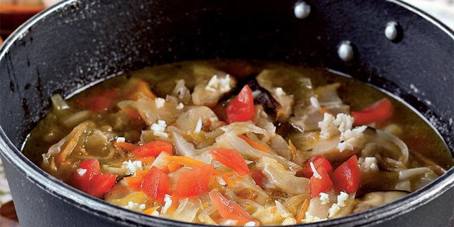 Рецепт постных щей из кислой капусты