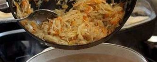 Шаг 24: постных щей из квашеной капусты