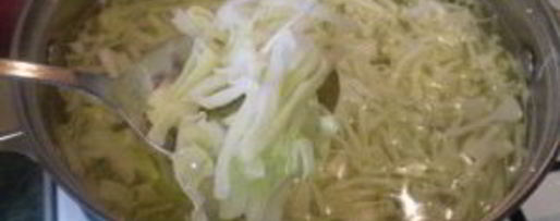 Шаг 5: постных щей из свежей капусты