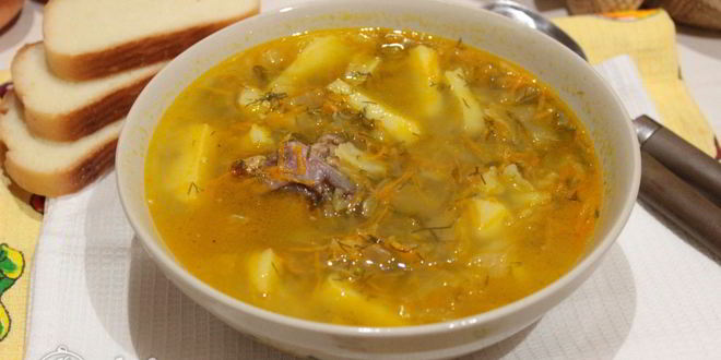 Рецепт щей из кислой капусты с курицей