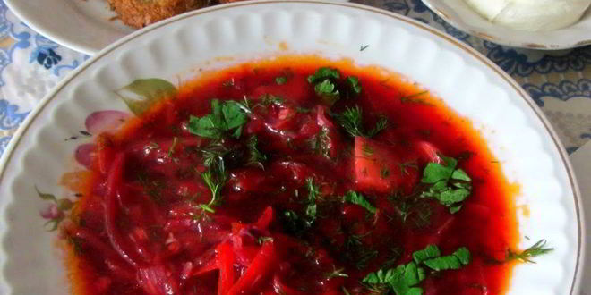 Рецепт щей из красной капусты