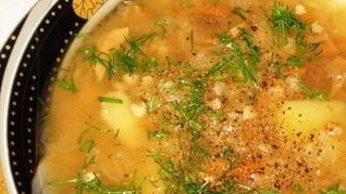 Рецепт Щей из квашеной капусты с грибами