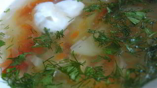 Рецепт Щей из молодой капусты Летние