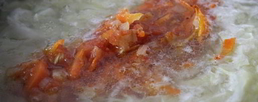 Шаг 4: щей из молодой капусты на курином бульоне