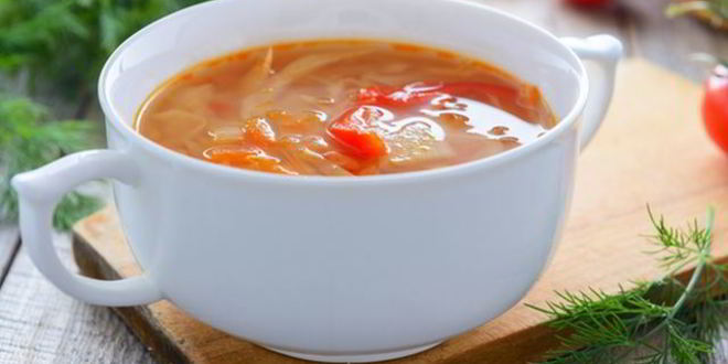 Рецепт щей из молодой капусты с помидорами