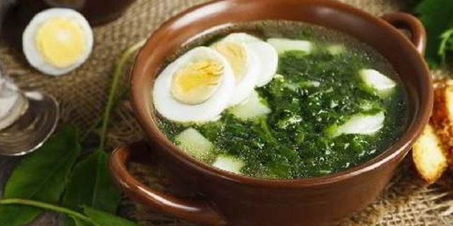 Рецепт щей из щавеля