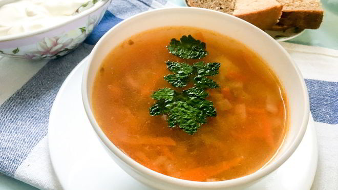 Рецепт Щей из свежей капусты с индейкой