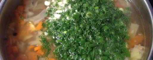 Шаг 4: щей летних телячьи нежности