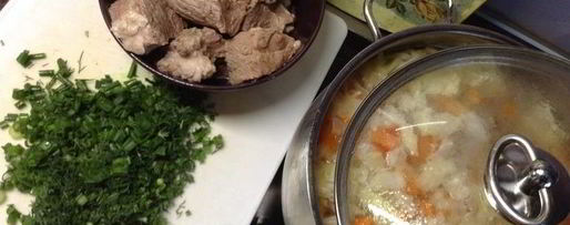 Шаг 7: щей летних телячьи нежности