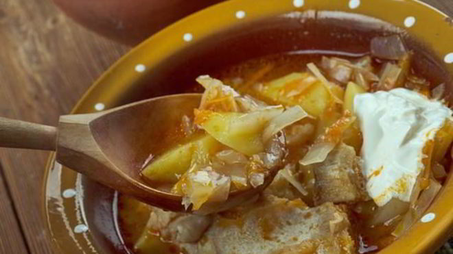 Рецепт Щей по-уральски из квашеной капусты