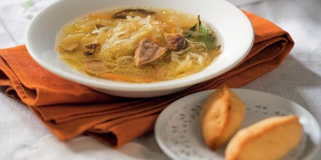 Рецепт щей постных с грибами