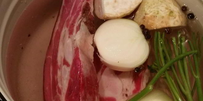 Рецепт щей с говяжьей грудинкой