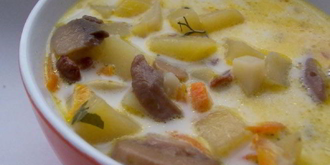 Рецепт щей с грибами и фасолью