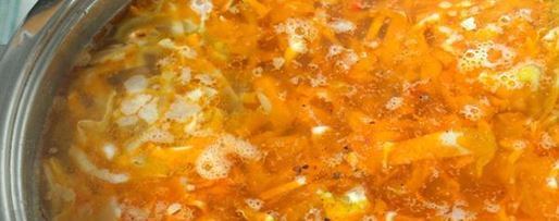 Шаг 6: щей с килькой в томате