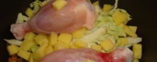 Шаг 2: щей с курицей в мультиварке