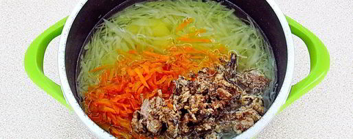 Шаг 8: щей с рыбными консервами