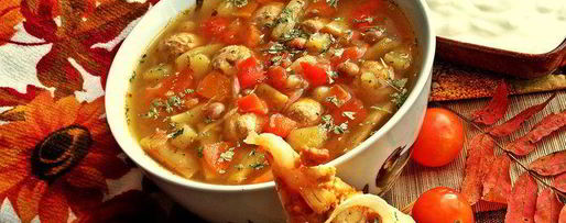 Шаг 17: щей сборных с фасолью и фрикадельками