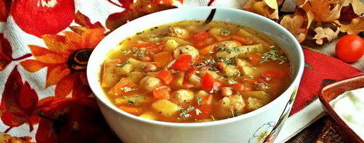 Шаг 19: щей сборных с фасолью и фрикадельками