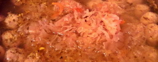 Шаг 5: щей сборных с фасолью и фрикадельками