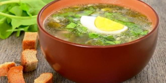 Рецепт щей со щавелем