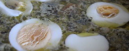 Шаг 9: щей со шпинатом и шампиньонами