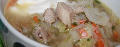 Шаг 6: щей со свежей капустой и свиной грудинкой