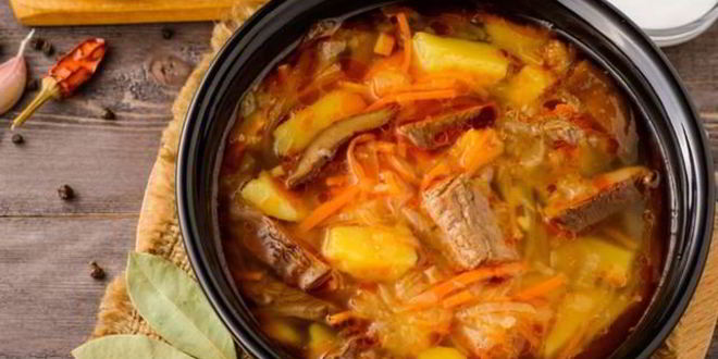 Рецепт щей со свежими грибами