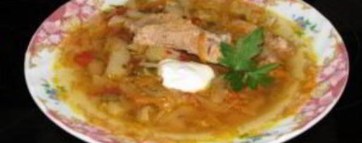 Шаг 4: щей со свининой в мультиварке