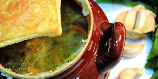 Рецепт щей в горшочках