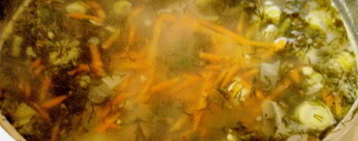 Шаг 8: щей весенних с рисом и щавелем