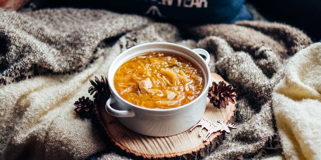 Рецепт суточных щей из кислой капусты