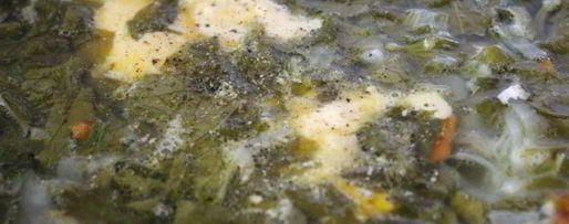 Шаг 5: зеленых летних щей со сметаной