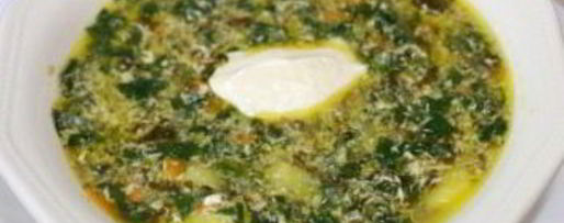 Шаг 3: зеленых щей из шпината