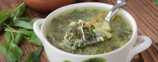 Шаг 10: зеленых щей с крапивой и щавелем