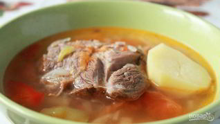 Рецепт Шурпы из баранины Сталика Ханкишиева