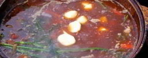 Шаг 5: шурпы из баранины в казане