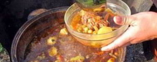 Шаг 8: шурпы из баранины в казане