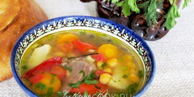 Рецепт шурпы из баранины