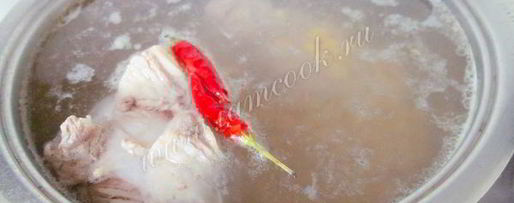 Шаг 3: шурпы из баранины